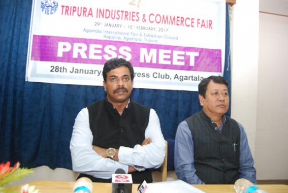 12 day long Industry and Commerce Fair of Tripura to begin from Sunday 